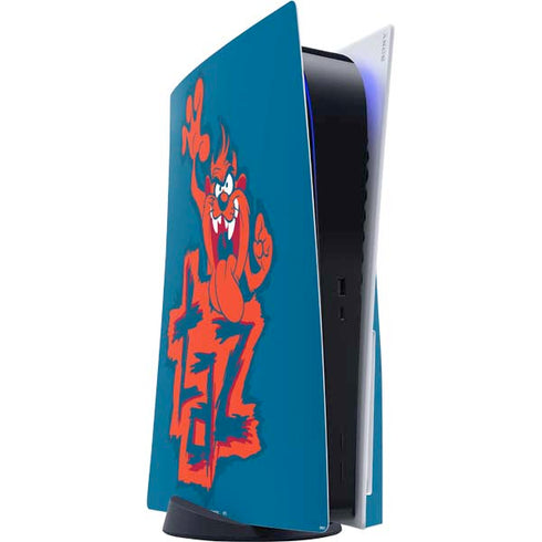 Looney Tunes Tasmanian Devil Blue PlayStation PS5 Skins